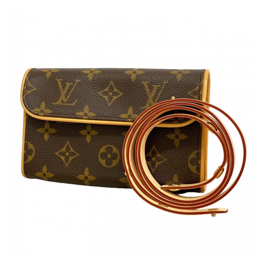 LOUIS VUITTON Authentic Brown Monogram Pochette Fanny Pack